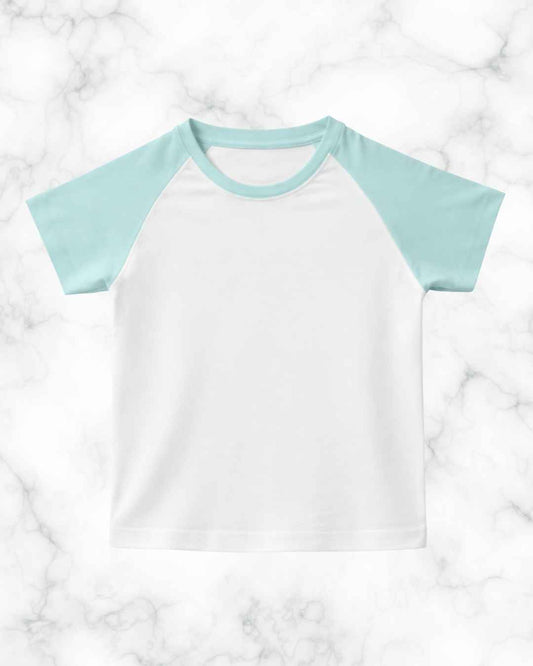 Polo de algodón BLANCO Y MENTA