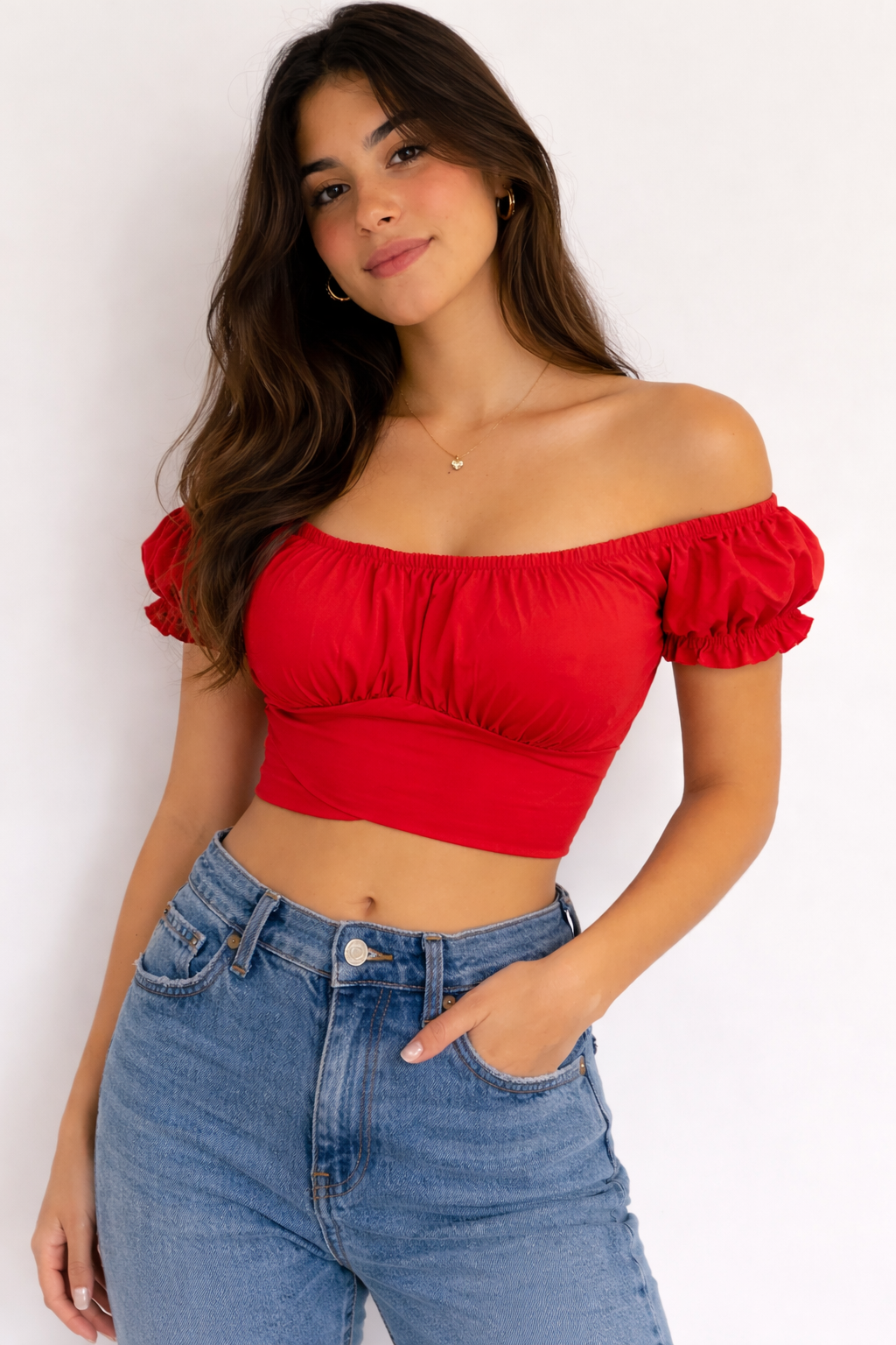 Blusa Crop Rumbera