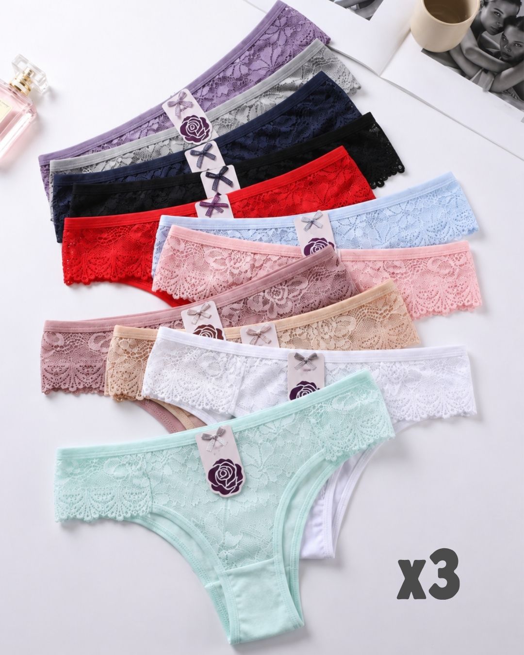 (PACKx3) Trusa FLORAL - TT-113